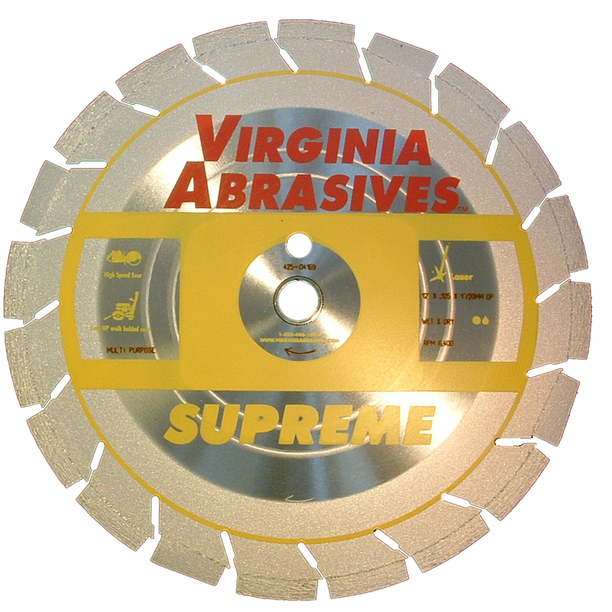 Virginia Abrasives, SAW BLADE, Included (qty.) 1 Model# 425-03074.VAB